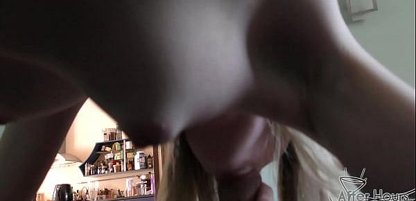  super skinny instagram model handjob girl tasting lucky camera guy jizz